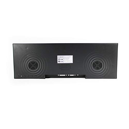 VSDISPLAY 14,9 Pulgadas Monitor de Juegos portátil TFT, Altavoces Integrados, Carcasa de Metal, 1280x390 60HZ, 400Nit, Puerto HDMI VGA DVI, para DMD Virtual Pinball Machine/Arcade 1up Marquee