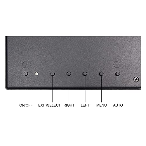 VSDISPLAY 14,9 Pulgadas Monitor de Juegos portátil TFT, Altavoces Integrados, Carcasa de Metal, 1280x390 60HZ, 400Nit, Puerto HDMI VGA DVI, para DMD Virtual Pinball Machine/Arcade 1up Marquee