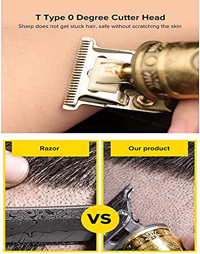 VUENICEE Cortadora de Cabello Cortapelos,Cortapelo para Hombres, Cortapelos Hombre Profesional Eléctrica,Maquina Cortar Pelo Inalámbrica USB Recargable, 4 Peines Limitados Profesionales.