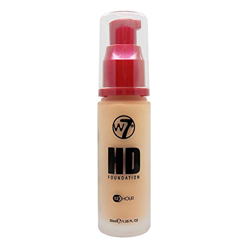 W7 | Foundation | HD Foundation - Early Tan | Light to Medium Coverage, Lightweight and Long Lasting