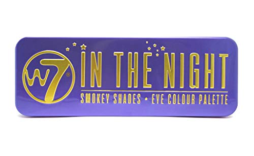 W7 In the Night Paleta de 12 Sombras de Ojos, Pigmentado Sofisticado, 15.6 g