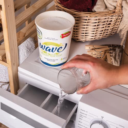 Wave Washing Acido Cítrico – Suavizante Natural – 100% SIN PLÁSTICO – 1 kg – 75 lavados – Antical - Desincrustante – Biodegradable
