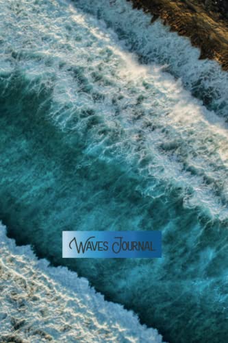 Waves Journal: An invigorating sea waves notebook journal 135 blank lined pages 6x9 inch