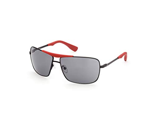Web Eyewear WE0295 Gafas, Matte Black/Smoke, 62 para Hombre