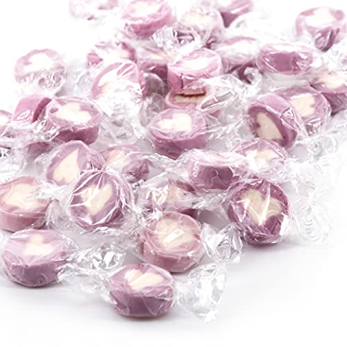 WeddingTree Caramelos Corazón Purpúreo para Wedding - 500g Caramelos Boda - Dulces en Forma de Corazón Mensaje para decoración de Mesa, para Bautizo, Wedding Favours de Boda, Día de la Madre