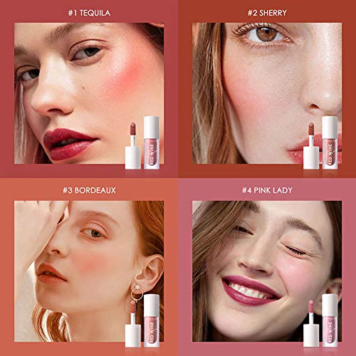 WEIBM Liquid Monochrome Blush Nude Makeup Clear Tridimensional Rouge Matte 5ml