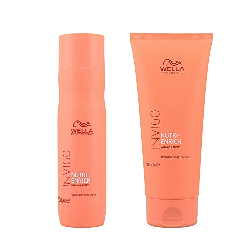 WELLA - INVIGO Nutri-Enrich, Champú nutritivo profundo 250 ml y acondicionador 200 ml