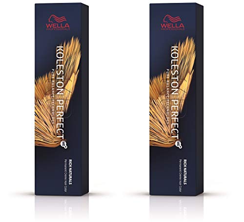 Wella Pack de 2 Koleston Perfect Me+ KP Rich Naturals 7/18 rubio medio ceniza perl