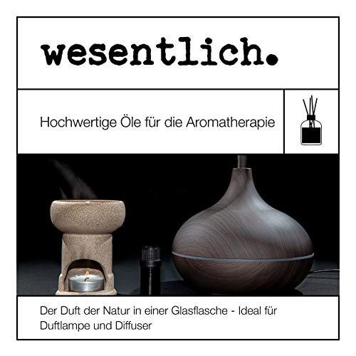 wesentlich - Aceite de alcanfor, aceite esencial puro, 100 % natural en botella de cristal (10 ml)
