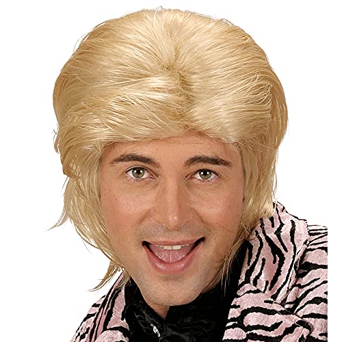 WET LOOK HAIR MAN WIG - BLONDE