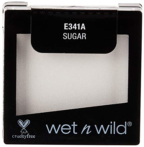Wet n Wild - Color Icon Eyeshadow Single - Sombra de Ojos Profesional Hiperpigmentada, Fórmula de Larga Duración, Colores Intensos - Vegan - Sugar White