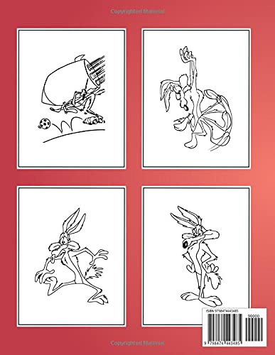 Wile E Coyote KIDS Coloring BOOK: Wile E Coyote Coloring book for Kids. Great Wile E Coyote Coloring Book Gift for Boys & Girls