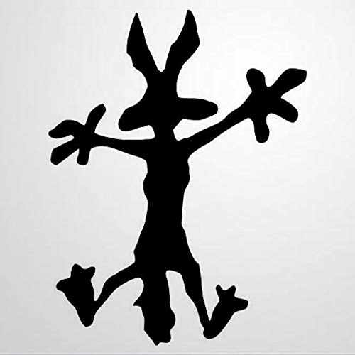 Wile E Coyote - Pegatinas de vinilo para ventana de coche, pegatinas troqueladas, divertidas para portátiles