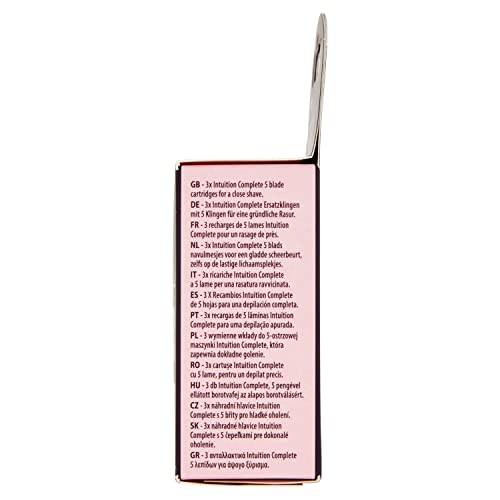 Wilkinson Sword Intuition Complete - Cuchillas de afeitar para mujer (3 unidades)