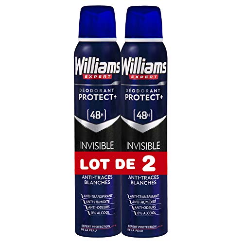 Williams Invisible 48H Desodorante Vaporizador - 2 Recipientes de 200 ml - Total: 400 ml