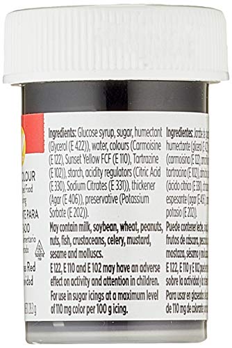 Wilton Colorante Alimenticio para Glaseado en Pasta, 28.3g, Color Rojo Navidad, 04-0-0042