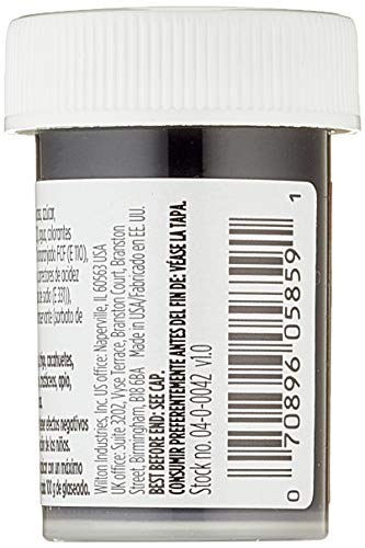 Wilton Colorante Alimenticio para Glaseado en Pasta, 28.3g, Color Rojo Navidad, 04-0-0042
