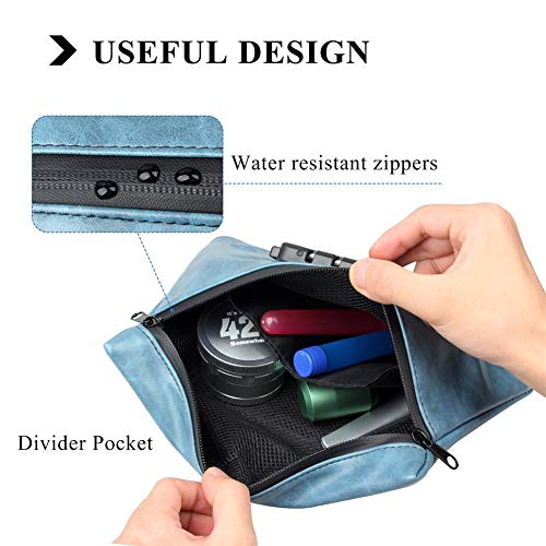 Winnerruby - Bolsas y recipientes resistentes al olor con cierre, bolsa de almacenamiento con cremallera y carbono, estuche para especias, perfume, incienso, bolsa de viaje beige caqui