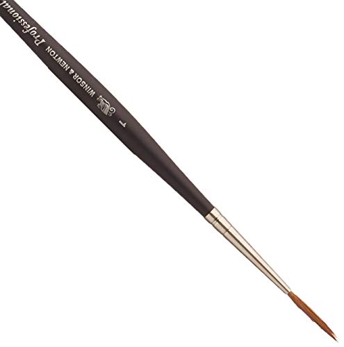 Winsor & Newton Water Colour Sable Pincel Acuarela, Madera de Abedul, Nº1