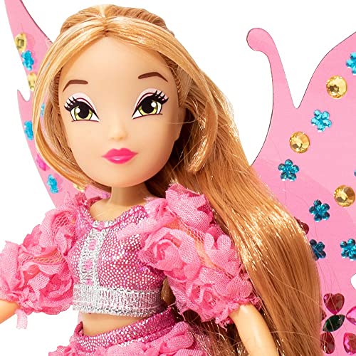 Winx Club Flora | Muñeca Bling The Wings Conjunto Creativo