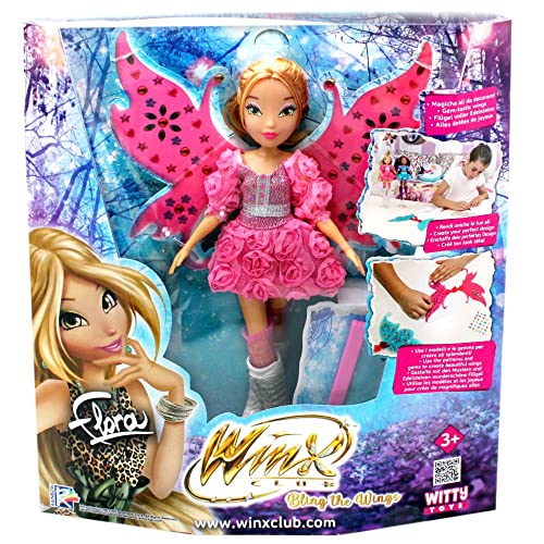 Winx Club Flora | Muñeca Bling The Wings Conjunto Creativo