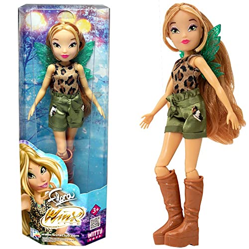 Winx Club Flora | Muñeca de Moda Mirada de Safari