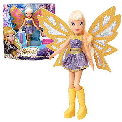 Winx Club Stella | Muñeca Bling The Wings Alas con Segmentos Holográficos