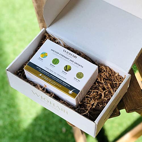 Wiohair Caja de Cápsulas Anticaída | Vitaminas para el Cabello | Fuerza y Crecimiento | Ingredientes Naturales y Queratina | Complemento alimenticio 60 Cápsulas | Hombre y Mujer