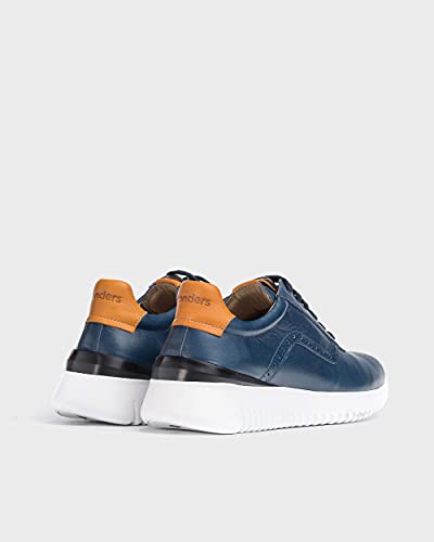 Wonders - Deportivas Piel picado para Hombre Azul 41