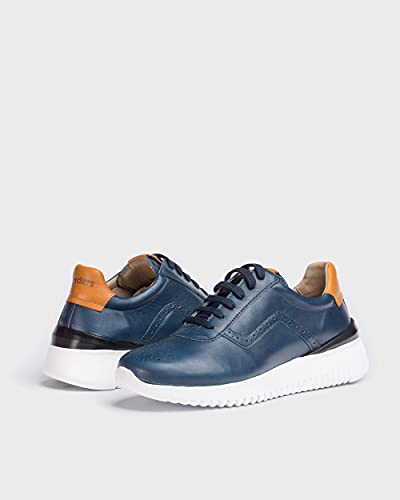 Wonders - Deportivas Piel picado para Hombre Azul 41