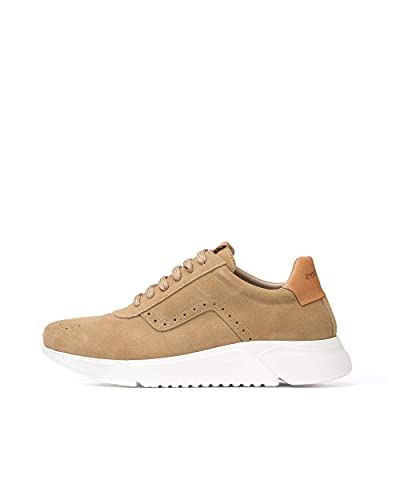 Wonders - Deportivas Piel picado para Hombre marrón 42