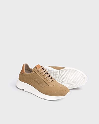 Wonders - Deportivas Piel picado para Hombre marrón 42