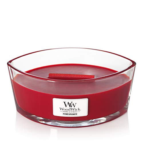 WoodWick Ellipse Vela Aromática, Rojo (Pomegranate), 453g
