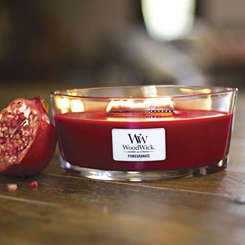WoodWick Ellipse Vela Aromática, Rojo (Pomegranate), 453g