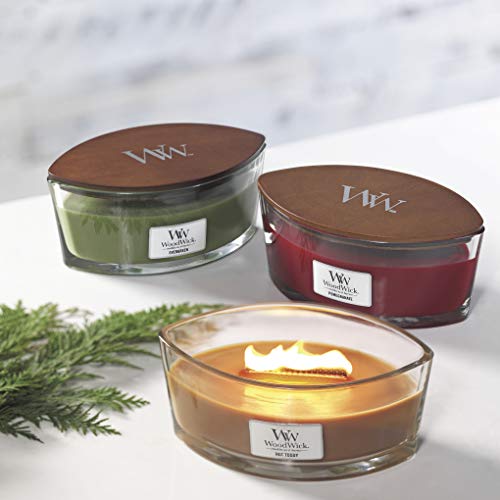 WoodWick Ellipse Vela Aromática, Rojo (Pomegranate), 453g