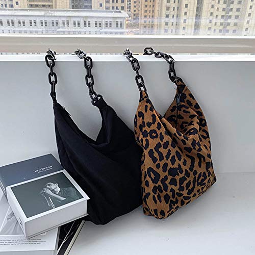 WT-DDJJK Bolso de Hombro, Mujer otoño Invierno Pana Bandolera de Hombro Bolso de Mano Bolso de Mano, Rebajas de Viernes Negro 2020