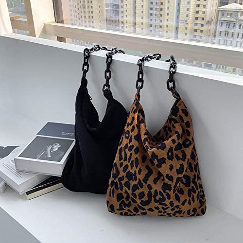 WT-DDJJK Bolso de Hombro, Mujer otoño Invierno Pana Bandolera de Hombro Bolso de Mano Bolso de Mano, Rebajas de Viernes Negro 2020