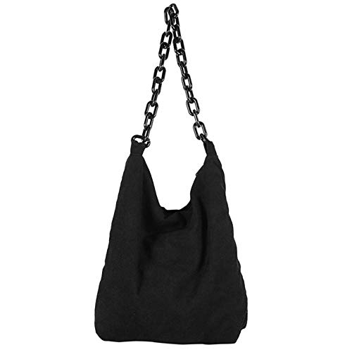 WT-DDJJK Bolso de Hombro, Mujer otoño Invierno Pana Bandolera de Hombro Bolso de Mano Bolso de Mano, Rebajas de Viernes Negro 2020