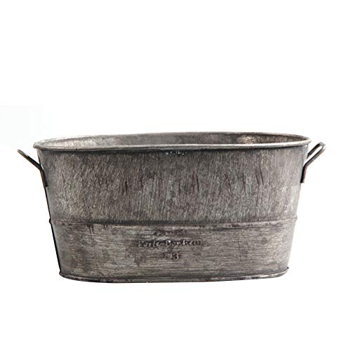 WT-DDJJK Suministros de jardinería, Maceta Decorativa para Plantas de jardín, Maceta suculenta Vintage, Capa de Zinc, Cajas de Cubo FLO, Rebajas de Viernes Negro 2020