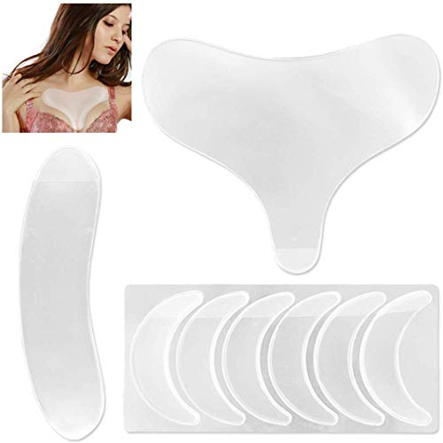 Wudong Juego De Almohadillas Antiarrugas De Silicona Reutilizables, 8 Piezas