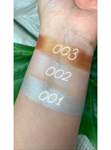 WYNIE Iluminador en barra Master Flashing Stick Illuminating Highlighter Fácil Aplicación Tono 001 Blanco Metalizado - 6 g