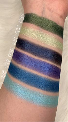 WYNIE Sombras de Ojos en Godet Individuales Metallic Acabado Metálico Brillante Shimmer Maquillaje Profesional tono (030)