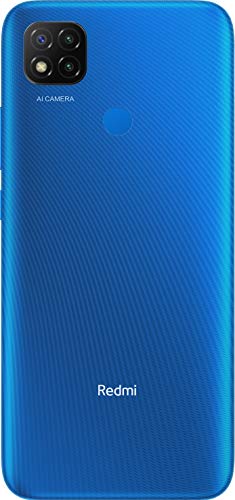 Xiaomi Redmi 9C NFC-Smartphone de 6.53" HD+ (3GB+64GB, 3x cámara trasera de 13MP con IA, MediaTek Helio G35, Batería 5000 mAh, 10 W carga rápida), Azul