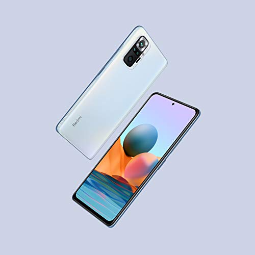 Xiaomi Redmi Note 10 Pro - Smartphone 8+128GB, 6,67" AMOLED DotDisplay de 120 Hz, Snapdragon 732G, 108 MP Cámara cuádruple, 5020 mAh, Azul Glaciar