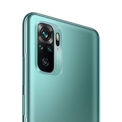 Xiaomi Redmi Note 10 - Smartphone 4+128GB, 6,43” pantalla AMOLED DotDisplay, Snapdragon 678, Cámara cuádruple de 48 MP, 5000mAh, Verde Lago (versión ES)