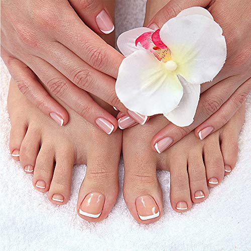 Xinlie Guía Francesa de Consejos Pegatinas Kit de Pegatinas de uñas Manicura Francesa Guías Pegatinas de Uñas Francesas Plantillas de Uñas Pegatinas de Arte de Uñas Francesas 50x48 Piezas
