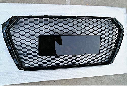 Xinshuo Rejilla del radiador de malla tipo ABS tipo panal de ABS para RS4 estilo A4 / S4 B9 2017-2018