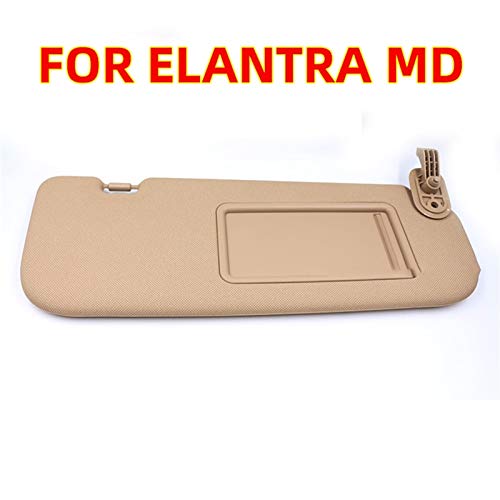 XIOSOIAHOU Visor de Sun Sun con Espejo Cosmético Pad de Visita Interior de Sombra para Hyundai para Elantra MD para Avante MD 2011 2012 Parasol (Color : Left)