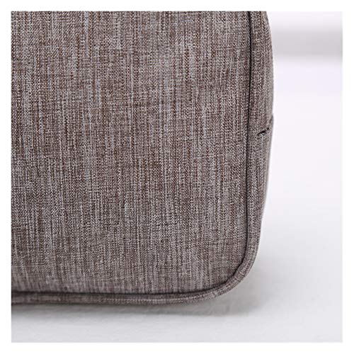 XLY Bolsa de Almacenamiento cosmético Bolsa de Maquillaje de Las señoras monocromáticas Bolsa de Descarga multifunción Bolsa de Cremallera de Gran Capacidad Bolsa de Almacenamiento (Color : Gray)