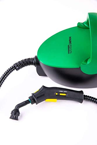 XSQUO Power vapore Limpiadora de Alta Eficiencia con 8 Funciones y Diseño Trieo, Negro, Normal